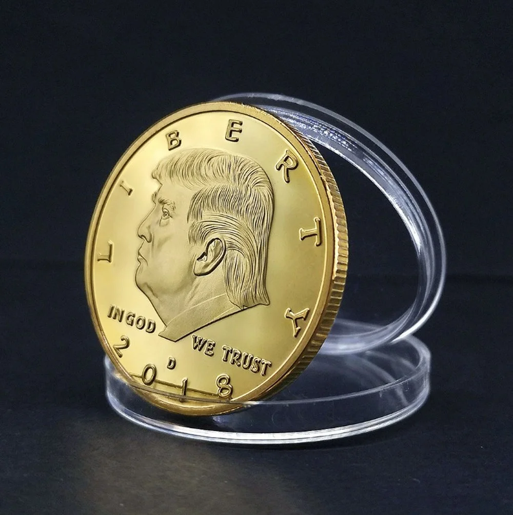 U.S. Presidential Trump Election Gold Color Commemorative Coin Challenge Coin Coins Collectibles #8
U.S. Presidential Trump Election Gold Color Commemorative Coin Challenge Coin Coins Collectibles #8