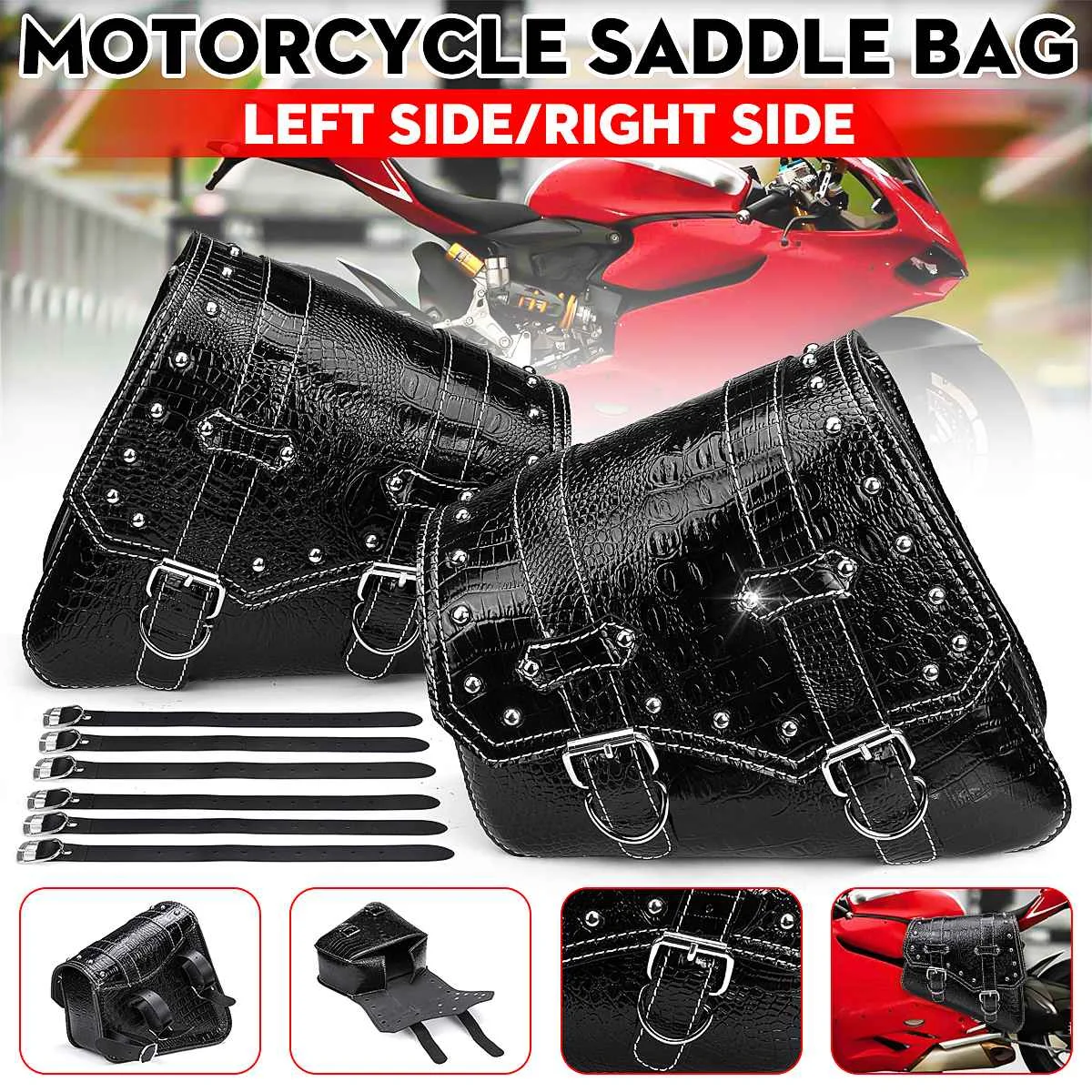 Мотоциклетная седельная сумка для Кафе Racer, Дорожный чемодан, сумка для хранения, водонепроницаемый седельный мешок, универсальный для Honda/...
Мотоциклетная седельная сумка для Кафе Racer, Дорожный чемодан, сумка для хранения, водонепроницаемый седельный мешок, универсальный для Honda/...