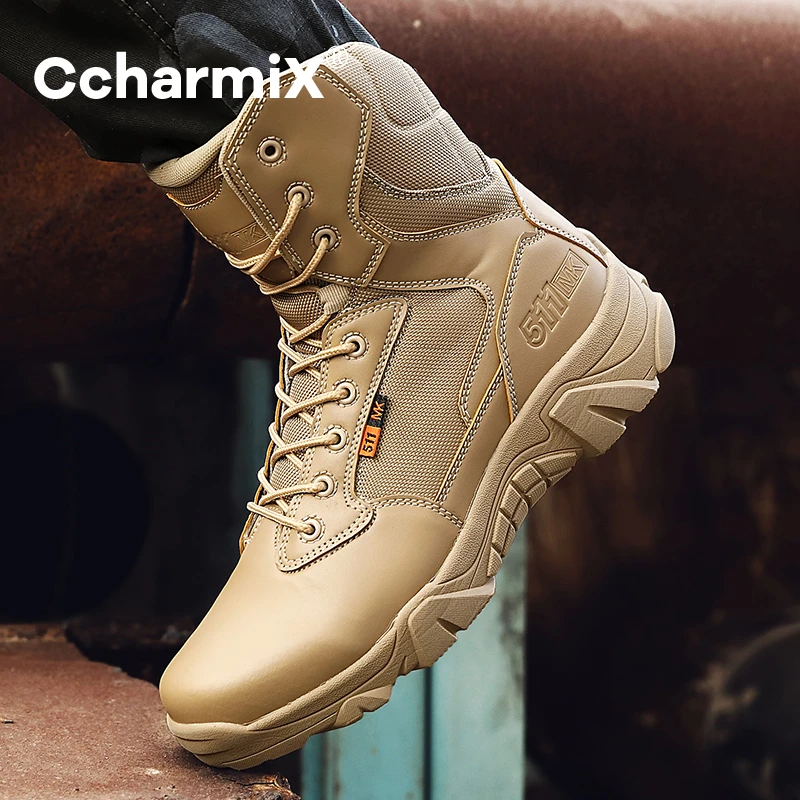Кожаные военные ботинки CcharmiX для мужчин, тактические ботинки, ботинки для тренировок, водонепроницаемые, 47
Кожаные военные ботинки CcharmiX для мужчин, тактические ботинки, ботинки для тренировок, водонепроницаемые, 47
