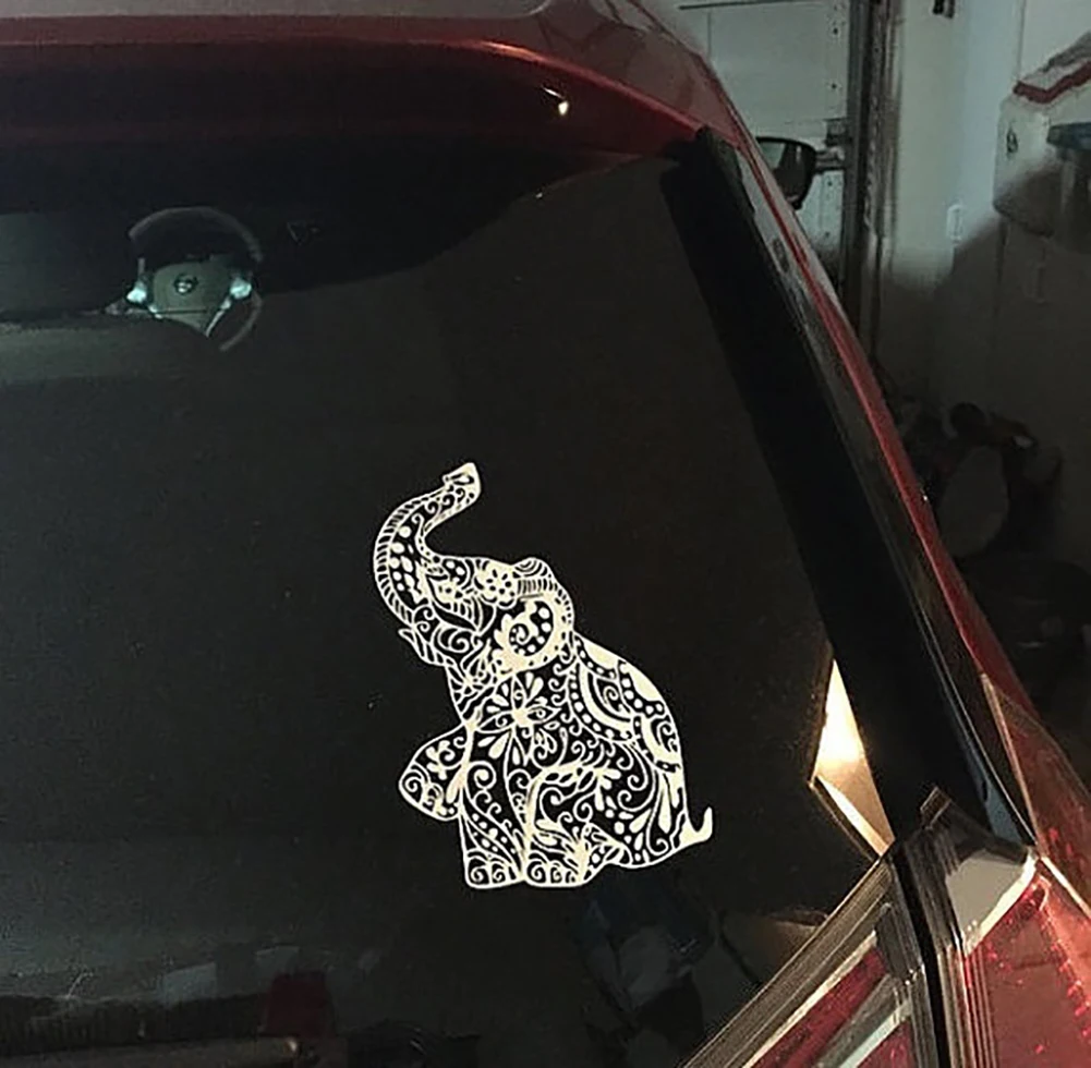 Personality Floral Elephant Car Stickers Motorcycle Decals Waterproof Sunscreen Decals PVC 38cm X 14cm
Personality Floral Elephant Car Stickers Motorcycle Decals Waterproof Sunscreen Decals PVC 38cm X 14cm