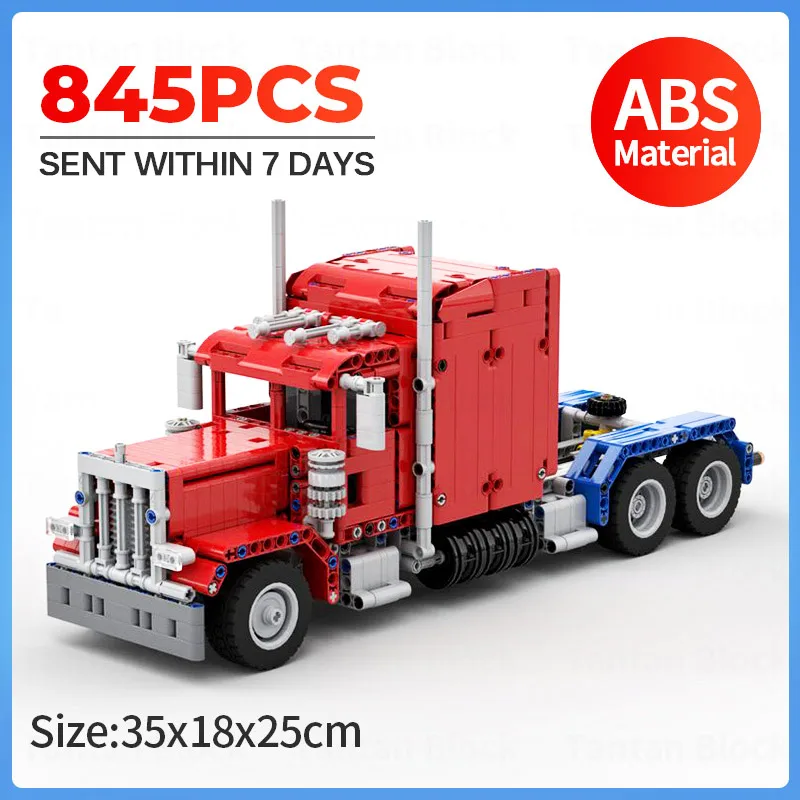 MOC City Classic Tractor Car Building Blocks High-tech DIY Peterbilted 379 Truck Vehicle Bricks Educational Toys for Kids Gift
MOC City Classic Tractor Car Building Blocks High-tech DIY Peterbilted 379 Truck Vehicle Bricks Educational Toys for Kids Gift