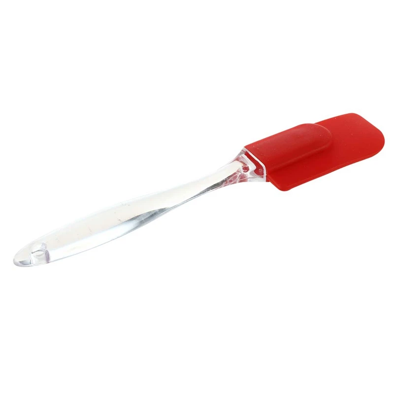 2 Pcs Silicone Spatula Spoon Kitchen Utensil Cake Mixer Cooking Baking Mixer Scraper S, Sky Blue & Red
2 Pcs Silicone Spatula Spoon Kitchen Utensil Cake Mixer Cooking Baking Mixer Scraper S, Sky Blue & Red