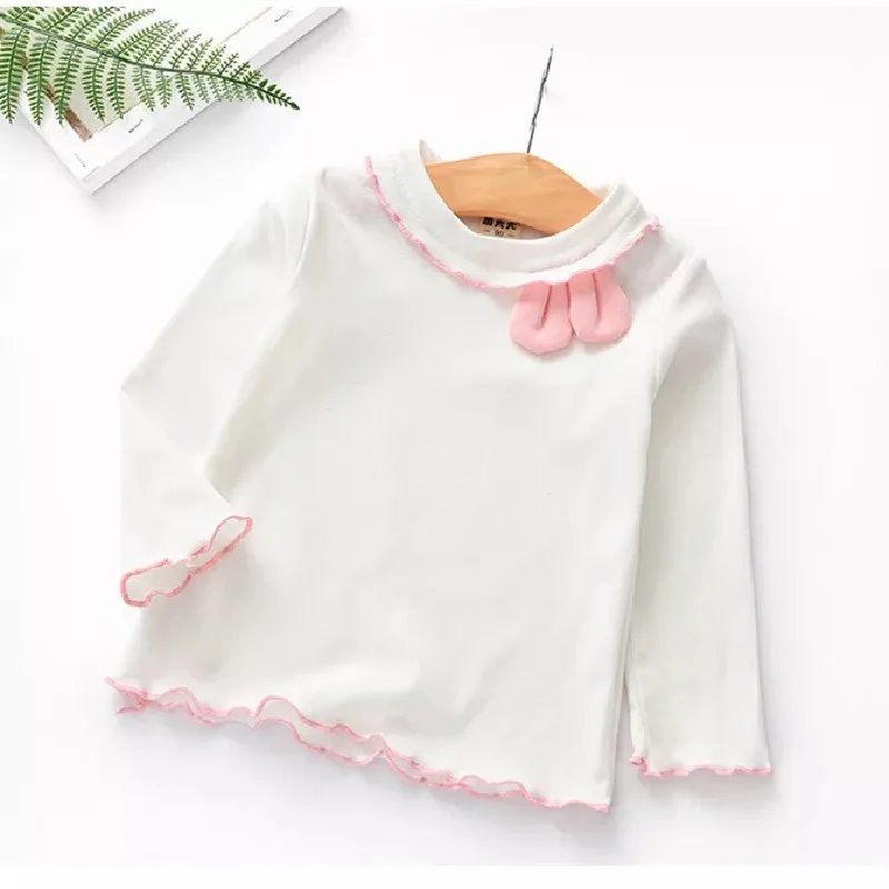 T-Shirt Baby Girl Long Sleeve Tops Fashion Cotton Spring Children's Top Lovely Rabbit Ear Yellow White Pink Purple 2 3 4 Years
T-Shirt Baby Girl Long Sleeve Tops Fashion Cotton Spring Children's Top Lovely Rabbit Ear Yellow White Pink Purple 2 3 4 Years