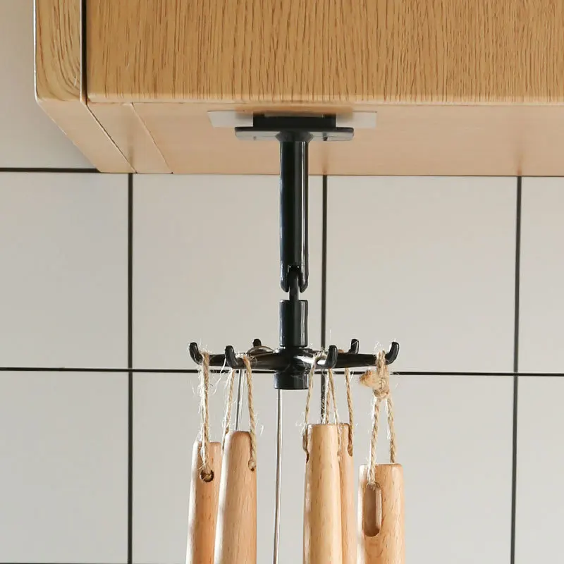 Moisture-Proof And Dust-Proof 360 Rotatable ABS 1Pcs Six-jaw 2Colors Home Storage Multi-Purpose Punch-free Kitchen Hook
Moisture-Proof And Dust-Proof 360 Rotatable ABS 1Pcs Six-jaw 2Colors Home Storage Multi-Purpose Punch-free Kitchen Hook