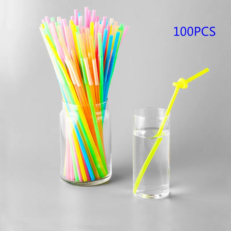 Disposable straws thin tube milk tea soda fine color art straw drink straw variable shape 100pcs
Disposable straws thin tube milk tea soda fine color art straw drink straw variable shape 100pcs