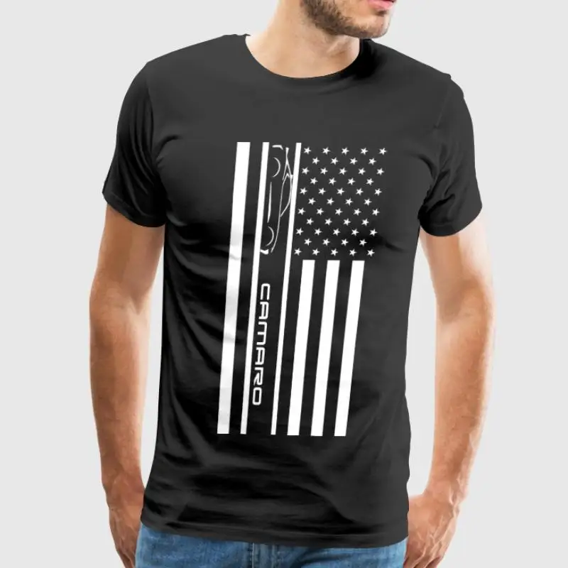 100% Cotton O-neck Custom Printed Men T shirt Camaro American Flag Women T-Shirt
100% Cotton O-neck Custom Printed Men T shirt Camaro American Flag Women T-Shirt