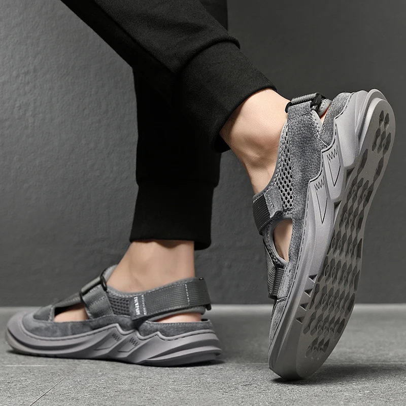 Sandalias Piel Safety Sandals Sandalia Masculina Couro Roman Men Sport Sandal Shoes Sandles For Sandali Da Uomo
Sandalias Piel Safety Sandals Sandalia Masculina Couro Roman Men Sport Sandal Shoes Sandles For Sandali Da Uomo