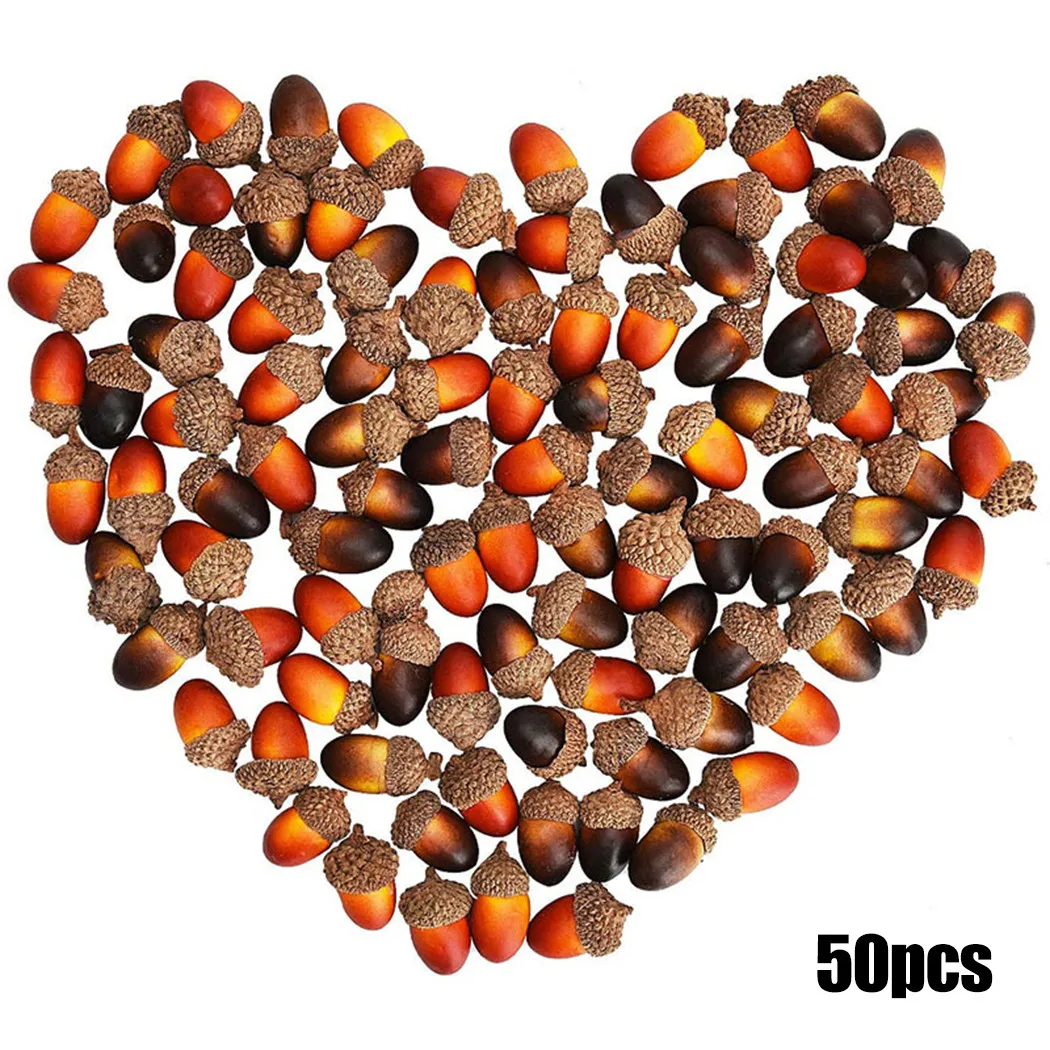 50pcs Artificial Lifelike Acorn Fake Fruit Home Party Christmas Tree Decoration Autumn Home House Kitchen Decor Photography Prop
50pcs Artificial Lifelike Acorn Fake Fruit Home Party Christmas Tree Decoration Autumn Home House Kitchen Decor Photography Prop