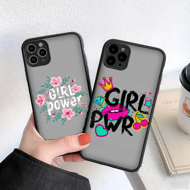 Girl Power Phone Case For iphone 13 12 11 8 7 plus mini x xs xr pro max matte transparent cover
Girl Power Phone Case For iphone 13 12 11 8 7 plus mini x xs xr pro max matte transparent cover