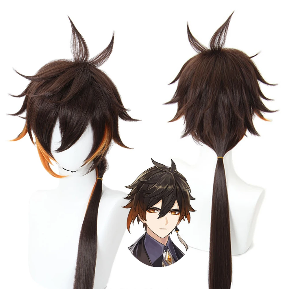 Genshin Impact Zhongli Cosplay Wig 90cm Long Christmas Brown Orange Anime Wigs Heat Resistant Synthetic Wigs Halloween Party
Genshin Impact Zhongli Cosplay Wig 90cm Long Christmas Brown Orange Anime Wigs Heat Resistant Synthetic Wigs Halloween Party
