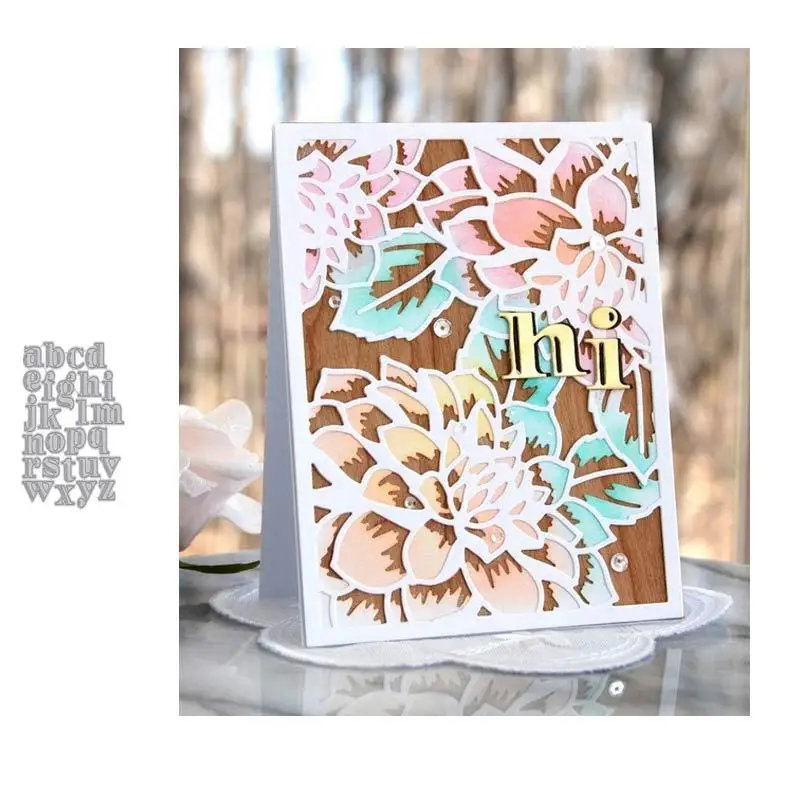 26 digit lowercase letter cutting knife die metal cutting scrapbook process card die hand-made carbon steel die
26 digit lowercase letter cutting knife die metal cutting scrapbook process card die hand-made carbon steel die