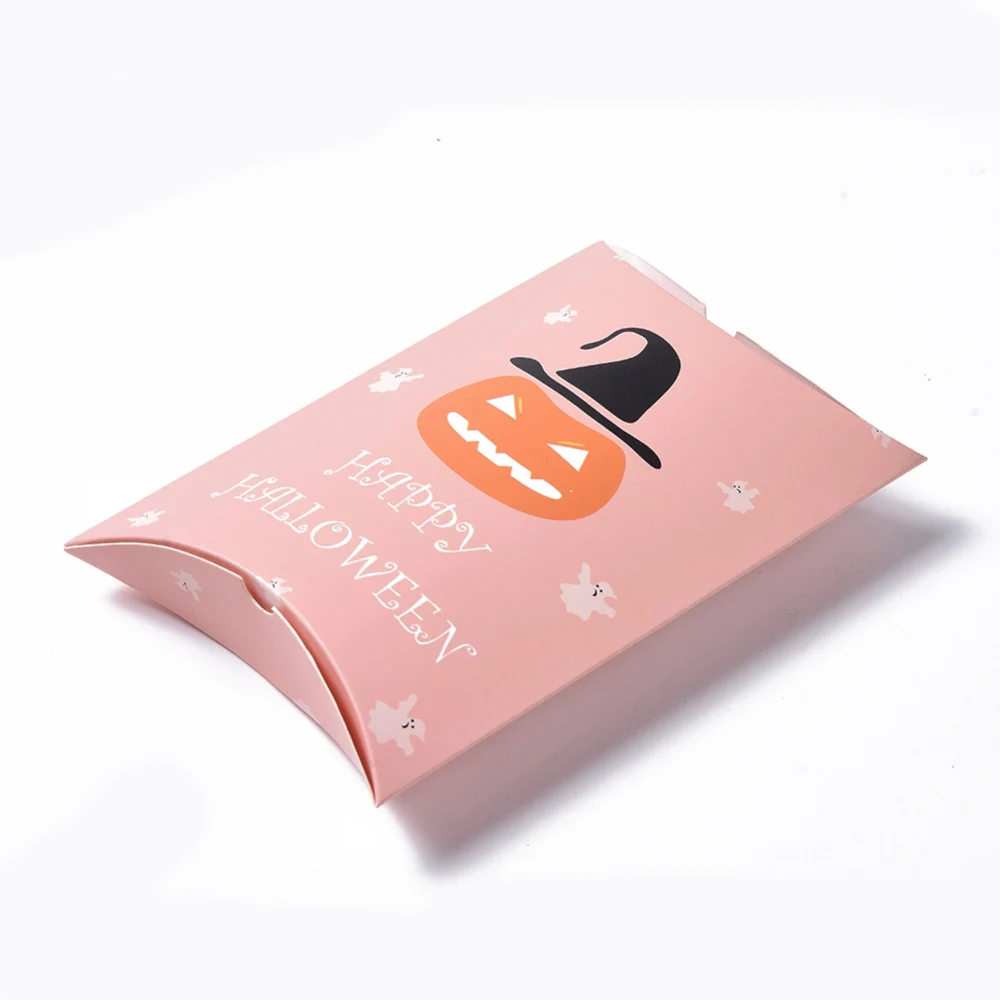 5 pc Halloween Pillow Candy Gift Boxes Packaging Boxes for Halloween Thanksgiving Party Word Happy Halloween Pink 14.1x9.5x2.8cm
5 pc Halloween Pillow Candy Gift Boxes Packaging Boxes for Halloween Thanksgiving Party Word Happy Halloween Pink 14.1x9.5x2.8cm