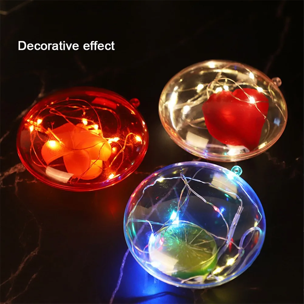 10pcs Plastic Clear Flat Ball Fillable Transparent Christmas Baubles Home Decor Christmas Party Decoration Gifts Box 7/9/11cm
10pcs Plastic Clear Flat Ball Fillable Transparent Christmas Baubles Home Decor Christmas Party Decoration Gifts Box 7/9/11cm