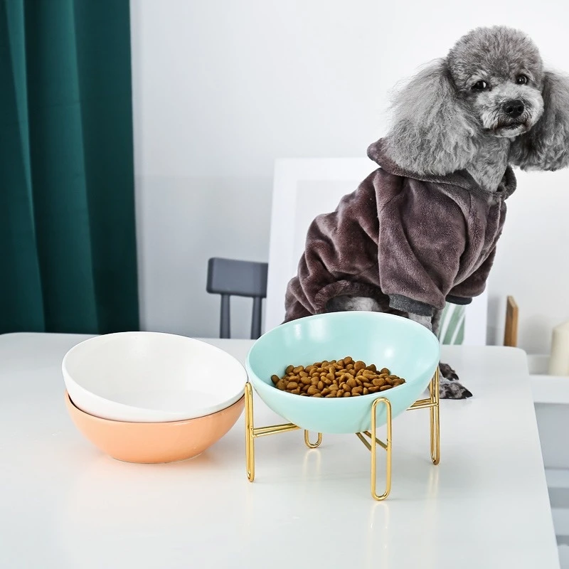 Cat Dog Ceramic Bowl with Raised Stand Water Food Feeding Dispenser Animal Feeder Non-Slip Pet Products Supplies Accessories
Cat Dog Ceramic Bowl with Raised Stand Water Food Feeding Dispenser Animal Feeder Non-Slip Pet Products Supplies Accessories