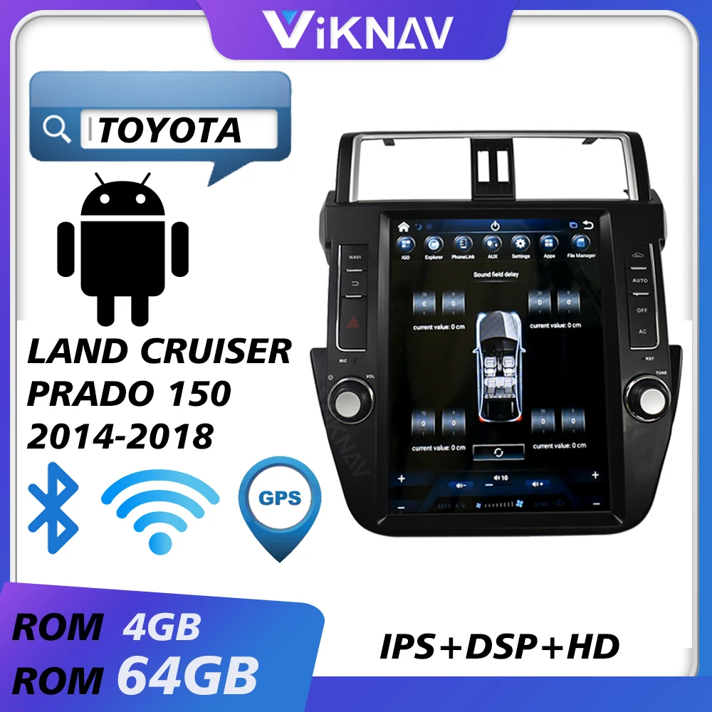 Автомагнитола для toyota land cruiser prado 150, 2014, 2015, 2016, 2017, 2018, android, gps, навигация, вертикальный экран
Автомагнитола для toyota land cruiser prado 150, 2014, 2015, 2016, 2017, 2018, android, gps, навигация, вертикальный экран