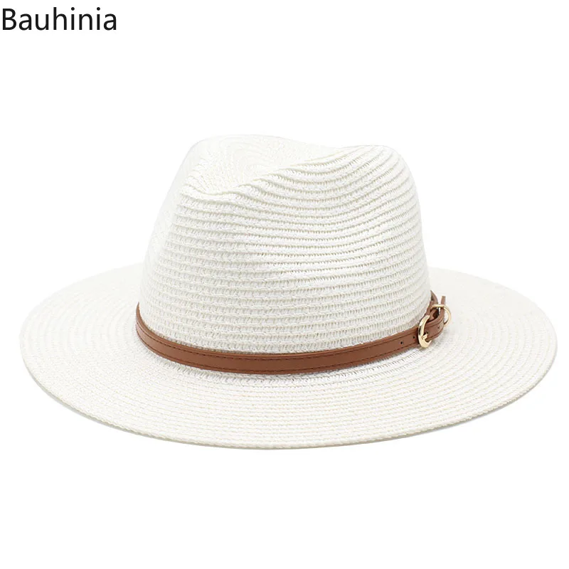Women Summer Wide Brim Straw Sun Hat 2021 Casual Breathable Beach Hat Panama Sun Protection Cap with Leather Belt
Women Summer Wide Brim Straw Sun Hat 2021 Casual Breathable Beach Hat Panama Sun Protection Cap with Leather Belt
