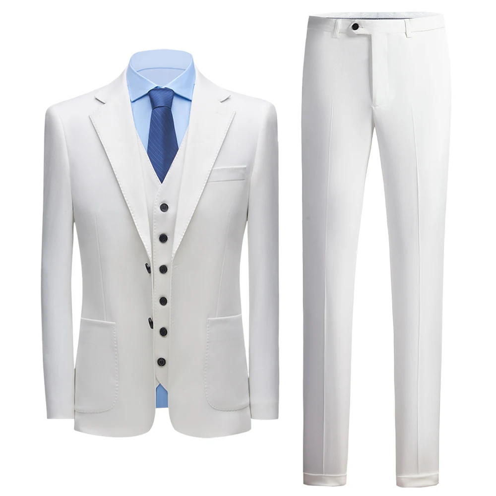 Men's Fashion Boutique Wedding Dress Suit (Jacket + Vest + Pants) Fashionable new suit suit groom's wedding dress
Men's Fashion Boutique Wedding Dress Suit (Jacket + Vest + Pants) Fashionable new suit suit groom's wedding dress