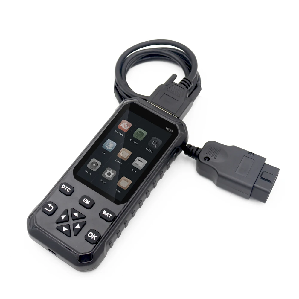 V313 Backlit LCD Display OBD2 Scanner OBD2 Engine Code Reader ODB2 Car Diagnostic Tool Free Update Automotive Scanner OBDII
V313 Backlit LCD Display OBD2 Scanner OBD2 Engine Code Reader ODB2 Car Diagnostic Tool Free Update Automotive Scanner OBDII