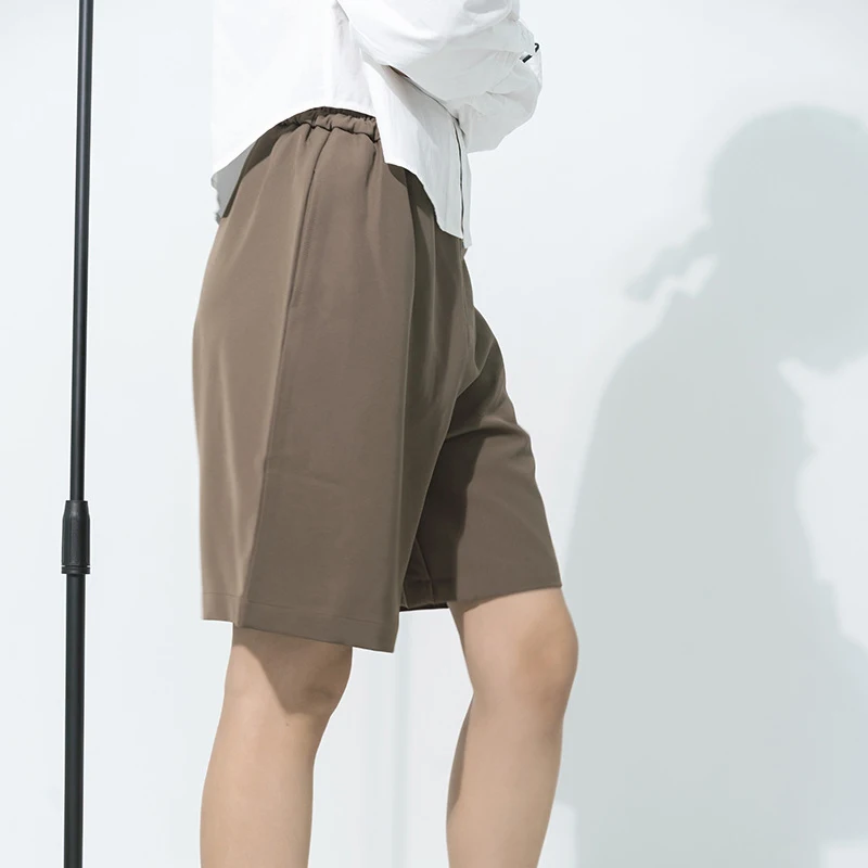 SHENGPALAE solid color suit vertical sense five point shorts women's summer 2021 new high waist loose wide leg short pants 5E783
SHENGPALAE solid color suit vertical sense five point shorts women's summer 2021 new high waist loose wide leg short pants 5E783