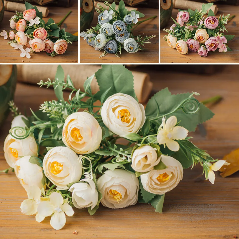 1PC Silk And Plastic Head Silk Peony Artificial Flowers Fake Bouquet Suitable For Wedding Home Party Decoration
1PC Silk And Plastic Head Silk Peony Artificial Flowers Fake Bouquet Suitable For Wedding Home Party Decoration