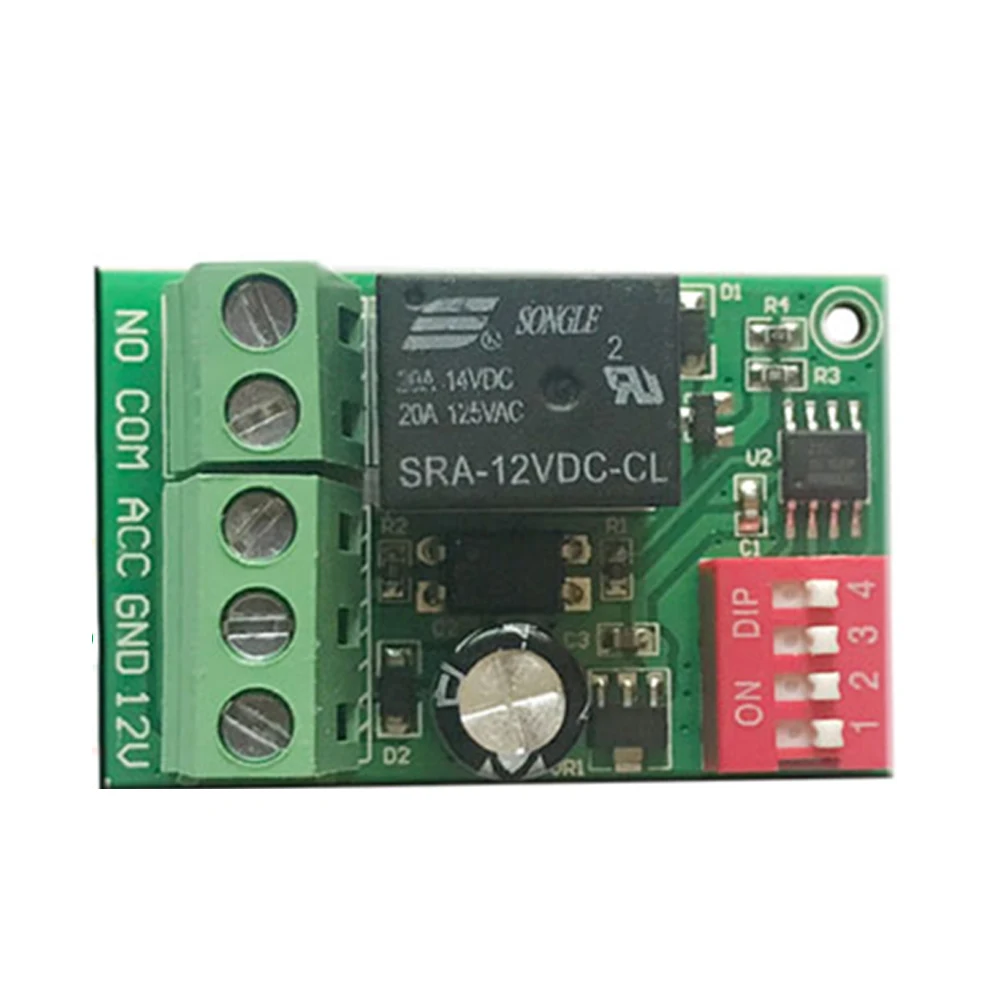 Триггер для открытия и закрытия релейного переключателя 12 в модуль модификации автомобиля время на выбор RT1C 
Триггер для открытия и закрытия релейного переключателя 12 в модуль модификации автомобиля время на выбор RT1C