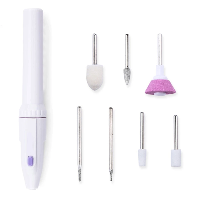 

Electric Nail Polisher Epoxy Resin Jewelry Making DIY Drill Pen Grinding Machine Polishing Tools Equipments with 7 Drill Screw