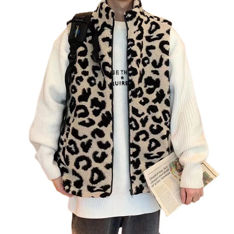 Men's Sweaters Autumn Winter Warm Knitted Sweater Leopard Jackets Cardigan Coats Vest Male Clothing Casual Korean Clothes Argyle
Men's Sweaters Autumn Winter Warm Knitted Sweater Leopard Jackets Cardigan Coats Vest Male Clothing Casual Korean Clothes Argyle
