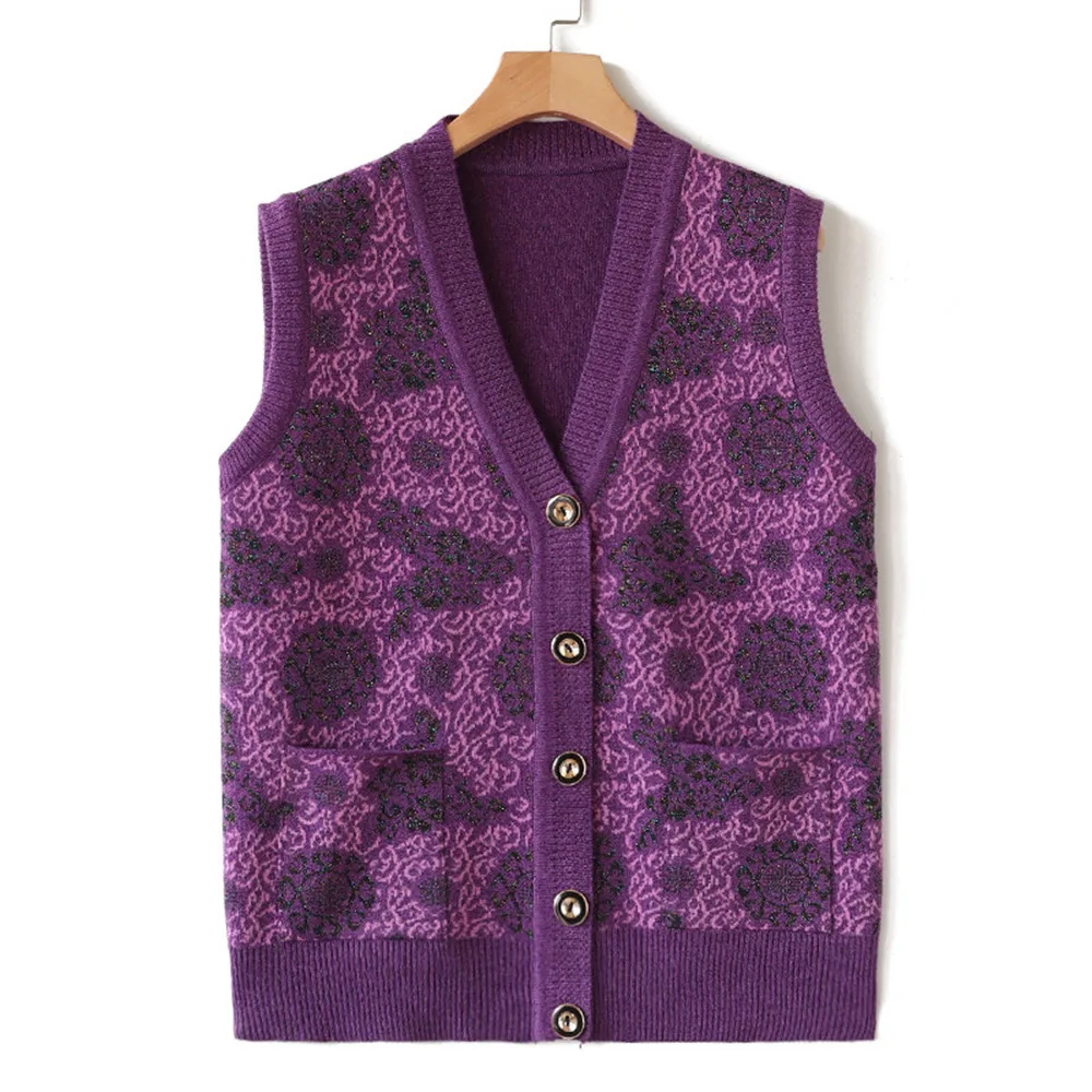 Fdfklak Middle-Aged And Elderly Sweater Vest Women Vintage Knitting Loose 2022 Spring Autumn Sleeveless Print Clothes
Fdfklak Middle-Aged And Elderly Sweater Vest Women Vintage Knitting Loose 2022 Spring Autumn Sleeveless Print Clothes