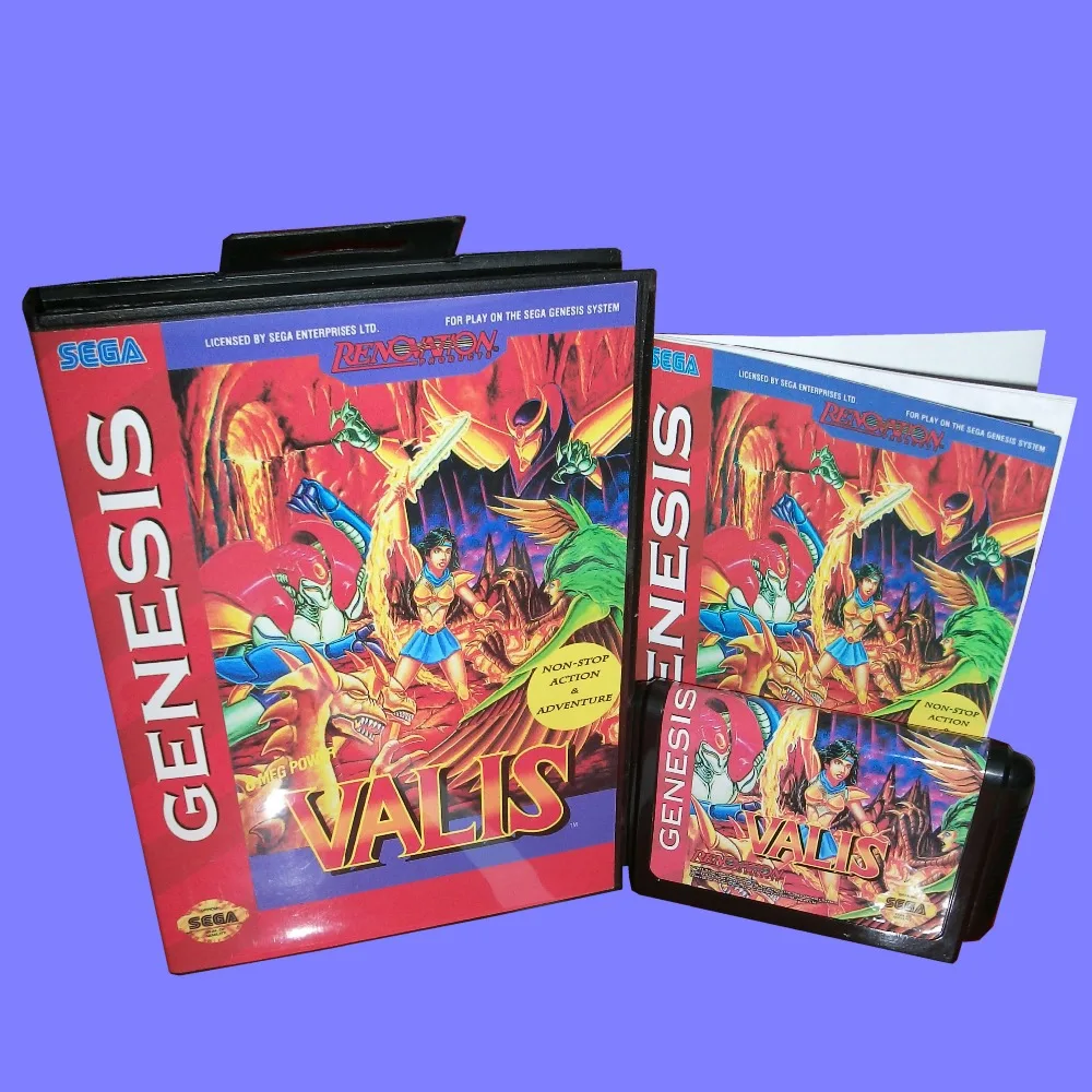Игровая карта Valis 16 бит MD, с коробкой и руководством, для Sega Mega Drive, для Genesis
Игровая карта Valis 16 бит MD, с коробкой и руководством, для Sega Mega Drive, для Genesis