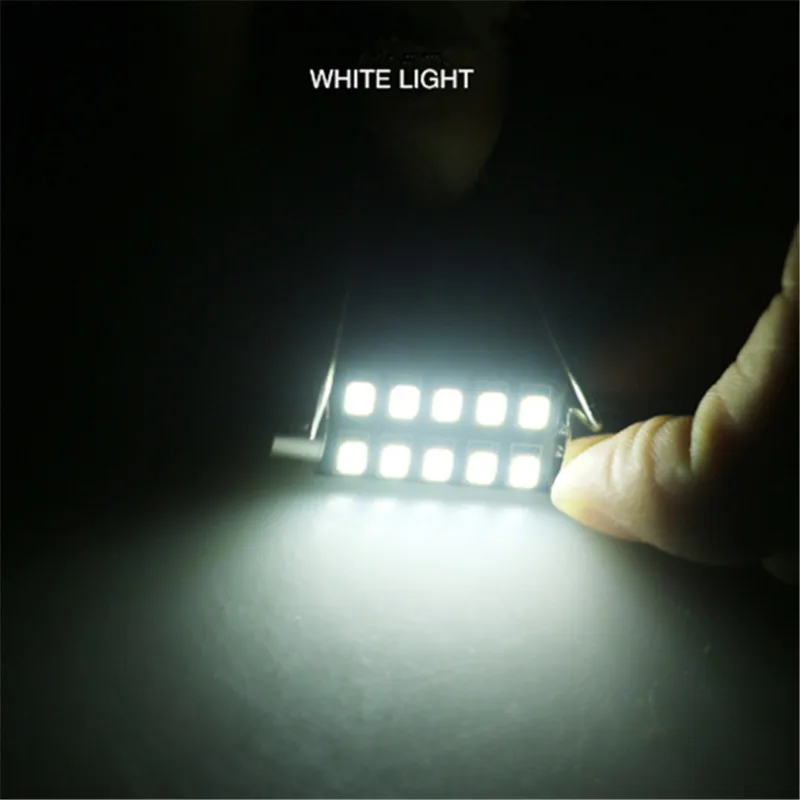 Double-pointed 41MM 10lights LED reading light LED roof light 2835 SMD license plate light
Double-pointed 41MM 10lights LED reading light LED roof light 2835 SMD license plate light