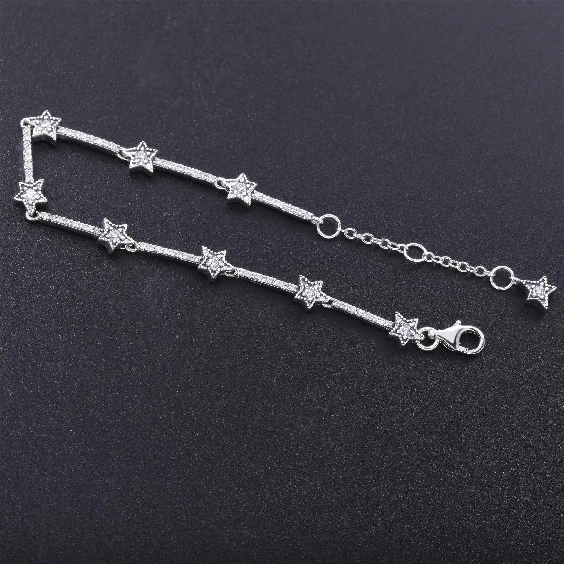New Origina 925 Sterling Silver pandora Bracelet Celestial Stars Bracelet Bangle Fit Bead Charm Diy Europe Fashion Jewelry
New Origina 925 Sterling Silver pandora Bracelet Celestial Stars Bracelet Bangle Fit Bead Charm Diy Europe Fashion Jewelry