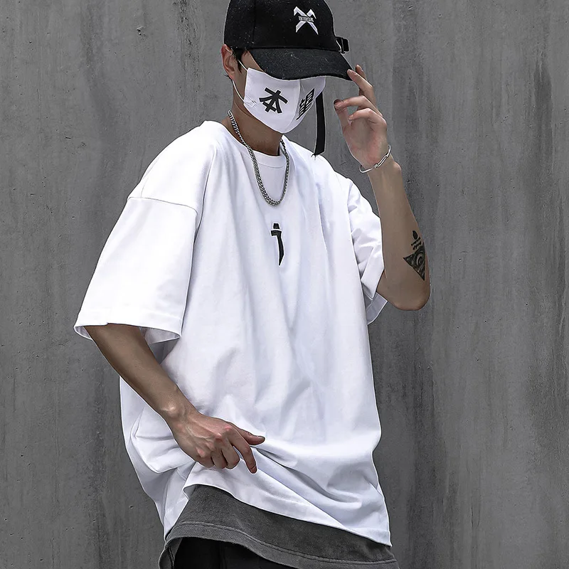 Hip Hop Letter Print Harajuku Sporty Loose TShirts Tops Tees Men Punk Embroidery Cotton Loose Streetwear Summer T-Shirts
Hip Hop Letter Print Harajuku Sporty Loose TShirts Tops Tees Men Punk Embroidery Cotton Loose Streetwear Summer T-Shirts
