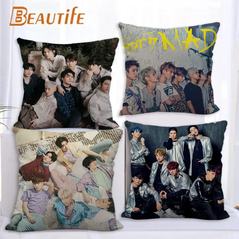 New Arrival GOT7 KPOP Pillowcase Bedroom Home Decorative Cover 45x45cm Square Zipper Pillow Cases Cotton Linen Fabric No Fade
New Arrival GOT7 KPOP Pillowcase Bedroom Home Decorative Cover 45x45cm Square Zipper Pillow Cases Cotton Linen Fabric No Fade