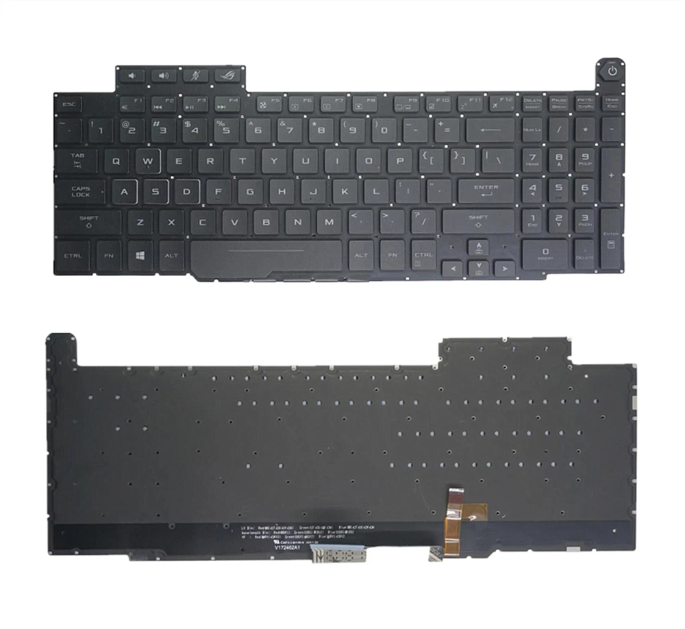 100% Оригинальный ноутбук/ноутбук с подсветкой США клавиатура для Asus ROG zephyrus GM501