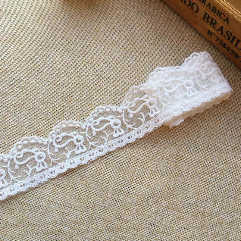 Cotton Thread Embroidered + Mesh Rabbit Pattern Lace Ribbon Fabric Trimmings Garment Clothing DIY Handmade Sewing Accessories
Cotton Thread Embroidered + Mesh Rabbit Pattern Lace Ribbon Fabric Trimmings Garment Clothing DIY Handmade Sewing Accessories