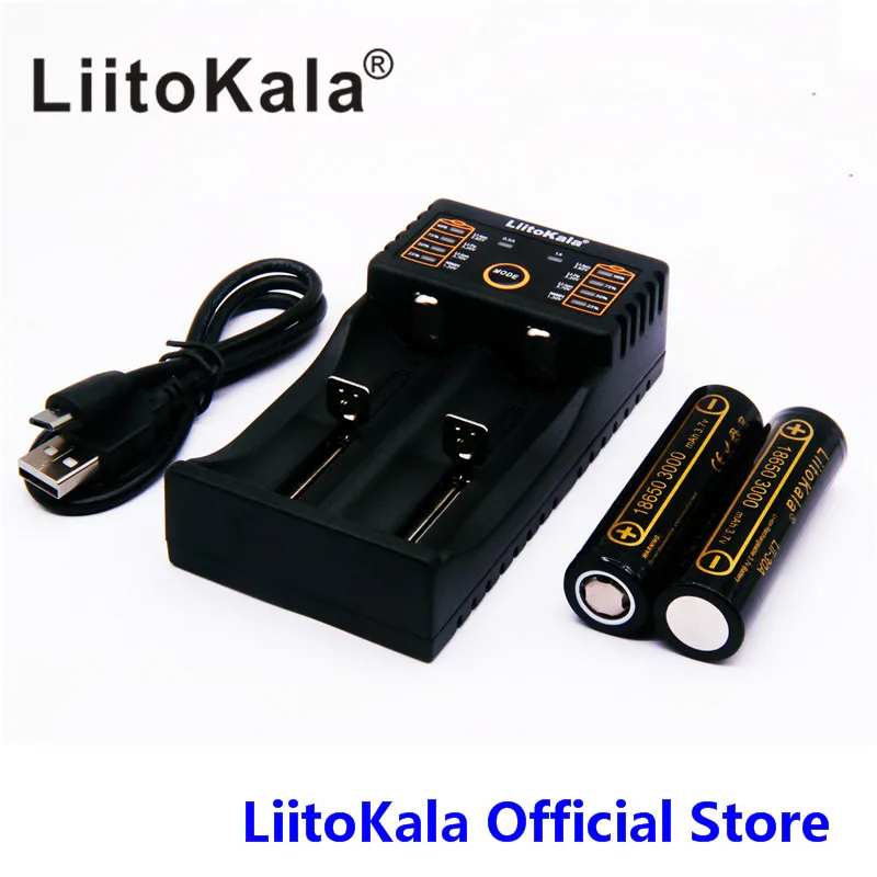 LiitoKala Lii-202 battery charger+2pcs HK LiitoKala Lii-30A 18650 3000mah Rechargeable battery for flashlight,10-20A discharge
LiitoKala Lii-202 battery charger+2pcs HK LiitoKala Lii-30A 18650 3000mah Rechargeable battery for flashlight,10-20A discharge