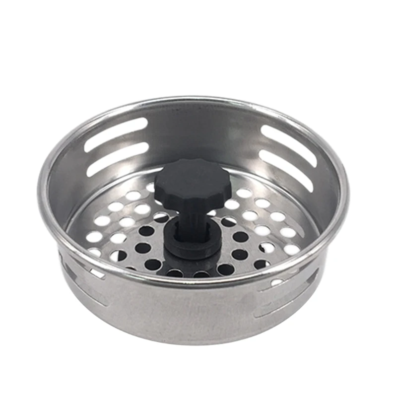 Kitchen Sink Strainer Drain Hair Catcher Bath Stopper Plug Stainless Steel Sewer Filter with Handle Bathroom Accessories
Kitchen Sink Strainer Drain Hair Catcher Bath Stopper Plug Stainless Steel Sewer Filter with Handle Bathroom Accessories