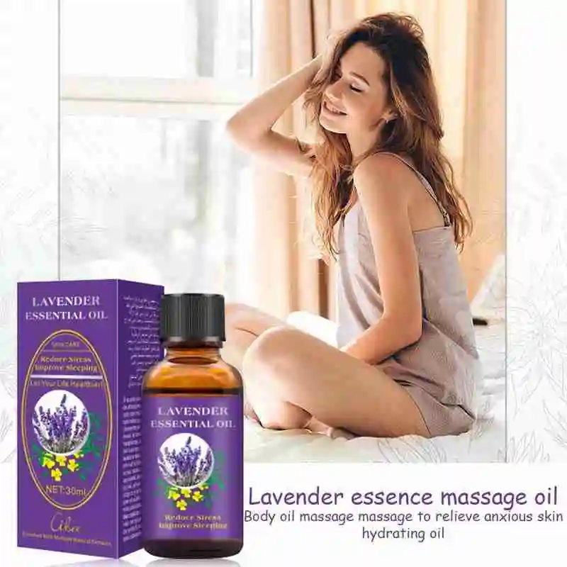 30ML Lavender Essential Oil Pure Natural Pure Essential Oils Aromatherapy Diffusers Oil Body Massage Relieve Stress
30ML Lavender Essential Oil Pure Natural Pure Essential Oils Aromatherapy Diffusers Oil Body Massage Relieve Stress