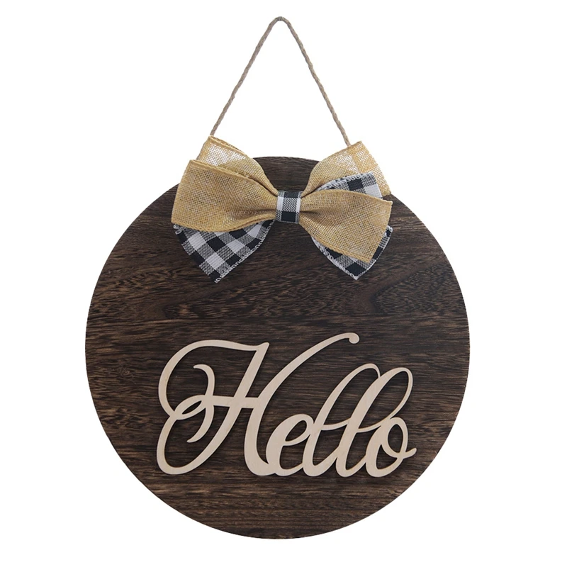 Hello Sign Wooden Hanging Sign for Front Porch Spring Wreath for Front Door Decoration for Restaurant Home Outdoor
Hello Sign Wooden Hanging Sign for Front Porch Spring Wreath for Front Door Decoration for Restaurant Home Outdoor