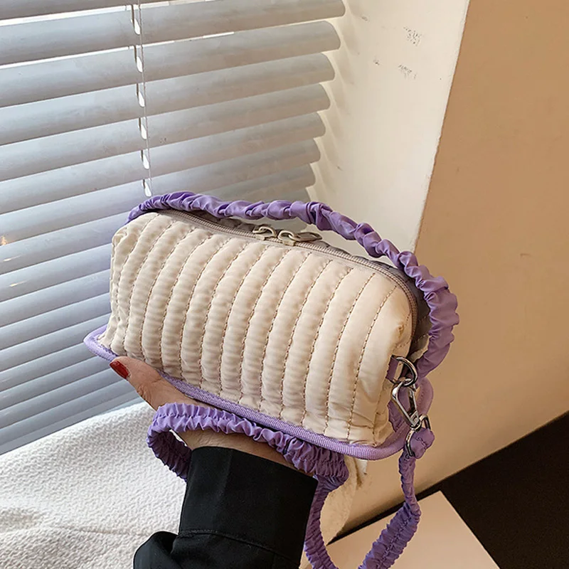 Fashion Pleated Nylon Crossbody Bags For Women 2021 New High Quality Ladies Shoulder Bag Brand Design Trend Handbags and Purses
Fashion Pleated Nylon Crossbody Bags For Women 2021 New High Quality Ladies Shoulder Bag Brand Design Trend Handbags and Purses