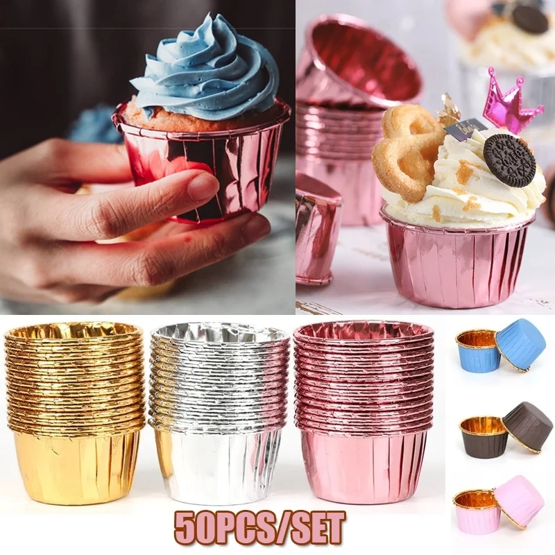 50PCS/Pack 3Colors Muffin Cupcake Liner Cake Wrappers Baking Cup Tray Case Cake Paper Cups Pastry Tools Party Supplies
50PCS/Pack 3Colors Muffin Cupcake Liner Cake Wrappers Baking Cup Tray Case Cake Paper Cups Pastry Tools Party Supplies