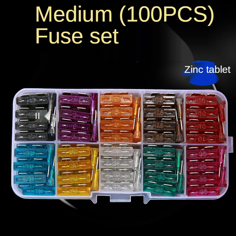 100pcs/lot Car Truck Micro Blade Fuses 3A 5A 7.5A 10A 15A 20A 25A 30A AMP Plastic Box Assortment with Clip
100pcs/lot Car Truck Micro Blade Fuses 3A 5A 7.5A 10A 15A 20A 25A 30A AMP Plastic Box Assortment with Clip