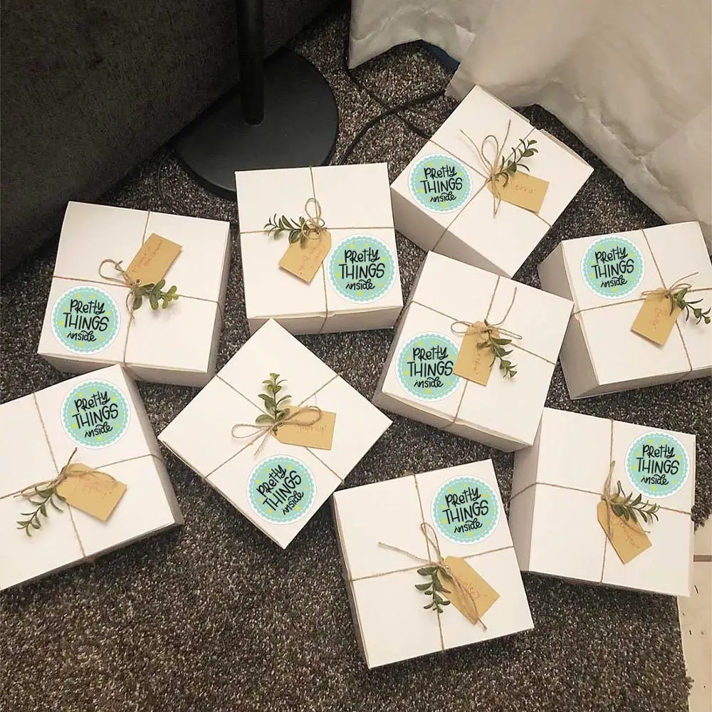 Pretty Things Inside Taste Stickers Black Background Gold Foil Business Thank You Stickers 500pcs seal labels Shipping Stickers
Pretty Things Inside Taste Stickers Black Background Gold Foil Business Thank You Stickers 500pcs seal labels Shipping Stickers