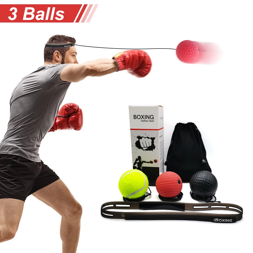 3 Pack Boxing Speed Ball Silica Gel Fighting Ball Reflex Boxing React Training Boxer Speed Punch with Head Band punching bag
3 Pack Boxing Speed Ball Silica Gel Fighting Ball Reflex Boxing React Training Boxer Speed Punch with Head Band punching bag