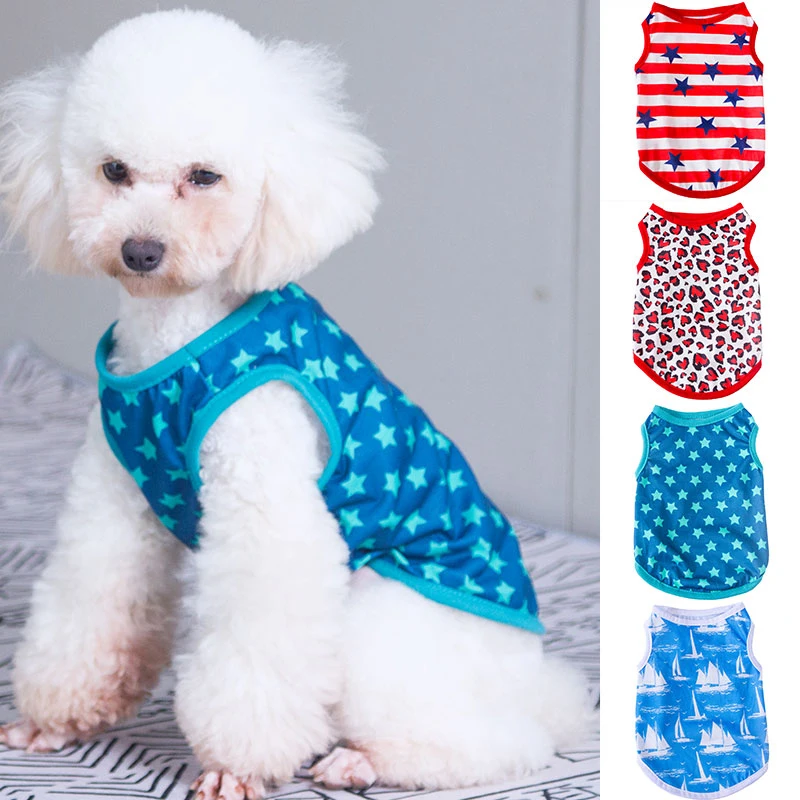 2021 Thin Section Dog Clothes Puppy Pet Clothes Striped Star Vest for Small Medium Dogs Pets Clothing Cat Dog Coat Jacket York
2021 Thin Section Dog Clothes Puppy Pet Clothes Striped Star Vest for Small Medium Dogs Pets Clothing Cat Dog Coat Jacket York
