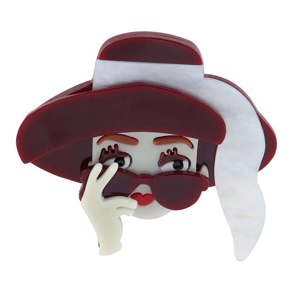 Exaggerate Elegant Lady Wear Red Hat Acrylic Brooch For Women Brooches Pins Lapel Badges Bag Decorations Cocktail Party Jewelry
Exaggerate Elegant Lady Wear Red Hat Acrylic Brooch For Women Brooches Pins Lapel Badges Bag Decorations Cocktail Party Jewelry