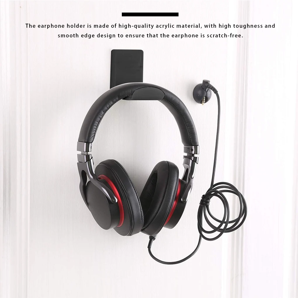 Universal Durable L Shape Headphone Wall Mount Simple Hook Computer Headset Stand Earphone Acrylic Display Holder
Universal Durable L Shape Headphone Wall Mount Simple Hook Computer Headset Stand Earphone Acrylic Display Holder
