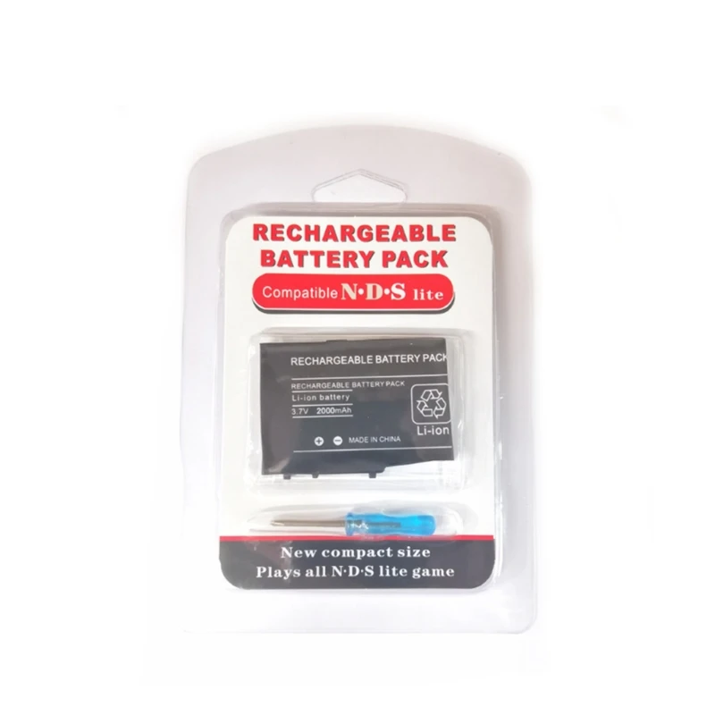 Литиевая аккумуляторная батарея R91A 3,7 в + отвертка для DS Lite, Nds, Ndsl 
Литиевая аккумуляторная батарея R91A 3,7 в + отвертка для DS Lite, Nds, Ndsl