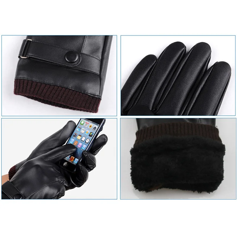 PU Leather Gloves XL Autumn Winter Warm Plus size Cycling Waterproof Touch Screen Full Finger Black Gloves High Quality
PU Leather Gloves XL Autumn Winter Warm Plus size Cycling Waterproof Touch Screen Full Finger Black Gloves High Quality