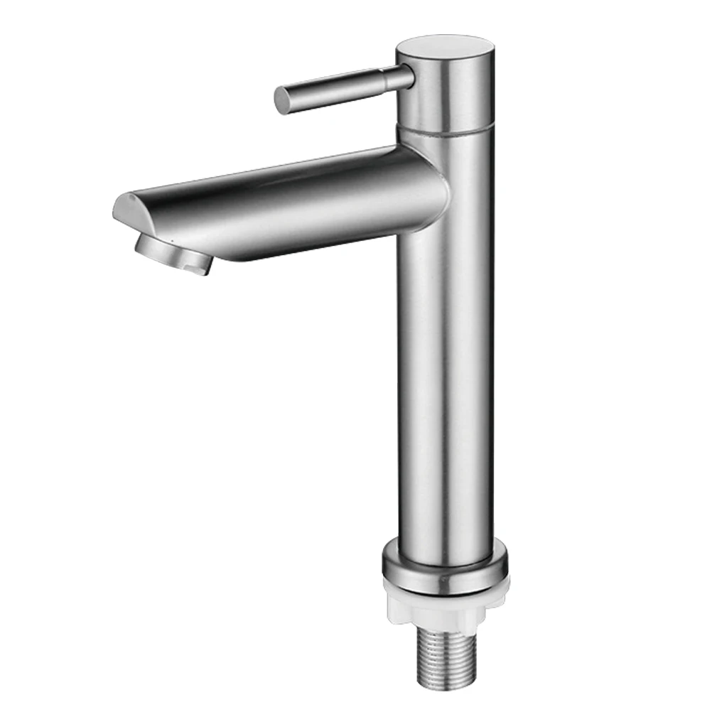 3types Stainless Steel Faucet Single Cold Basin Faucet Bathroom Metal Faucet Kitchen Faucet
3types Stainless Steel Faucet Single Cold Basin Faucet Bathroom Metal Faucet Kitchen Faucet